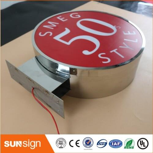 Custom led advertising lettre lumineuse led light box letters