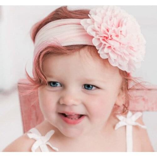 Baby Girls 3D Flower Headband Set Infant Bowknot Lovely Headwear Gift Children Kids Princess Band Hair Accessory