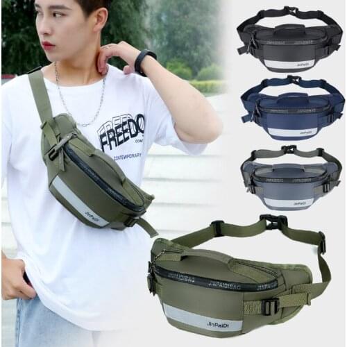 Top Quality Oxford Waist Bags For Men Functional Waterproof Belt Bag Unisex Waist Packs Fanny Pack 2020 New Arrivals Chest Bags