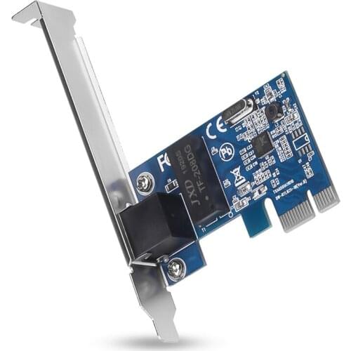 PCI Express PCI-E Network Card 1000Mbps Gigabit Ethernet 10/100/1000M RJ-45 LAN Adapter Converter Network Controller Latest