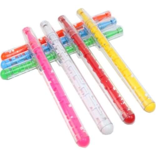 1/4Pcs Novelty Colorful Maze Labyrinth Ballpoint Pen Stationery Gifts Maze Ball Pens Supplies