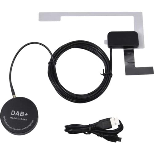 Universal DAB Antenna USB Portable Adapter For Android 4.4 5.1 6.0 7.1 8.0 9.1 9.81 10.1 10.3 Car Player For Europe/Australia