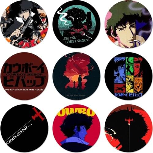 58mm Space Cowboy Bebop Badge Brooch Pin Accessories For Clothes Backpack Decoration gift