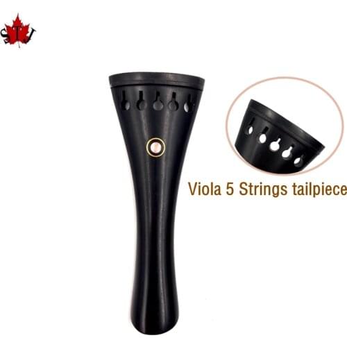 Viola part,2pcs Ebony viola tailpieces 4/4,beautiful ornament