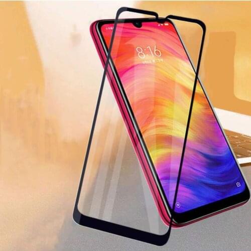 10 PCS 9H Screen Protector Glass For Xiaomi Redmi 5 6 Black Tempered Glass Full Glue Cover For Xiaomi Redmi 7 Protective Film