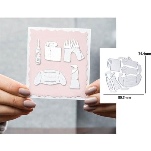 2020 New Hot Gloves Vase Daily Using Metal Cutting Dies For Scrapbooking Craft Die Cut Card Making Embossing Stencil Photo Album