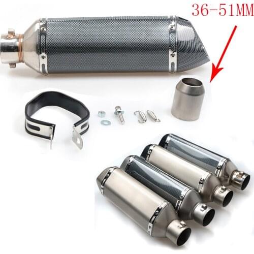 38- 51MM Carbon fiber Motorcycle Escape Modified Muffle Exhaust Pipe for HONDA CBR1000RR/FIREBLADE/SP CB1000R CBR1000RR ABS