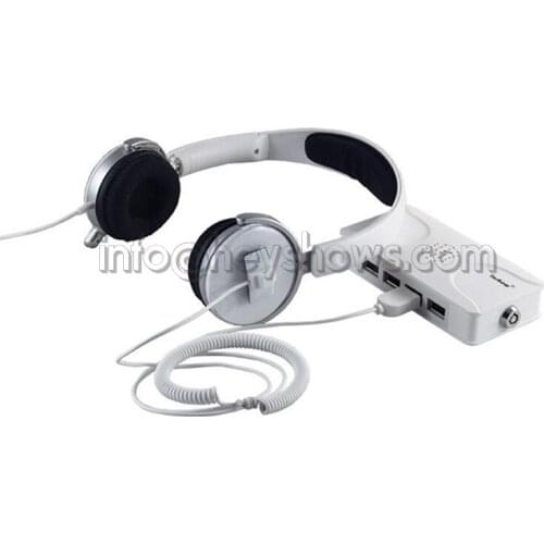 8 Ports Headphone Security Alarm System Laptop Display Alarm Toothbrush Anti Theft Box Camera Seguridad Cable For Retail Shop