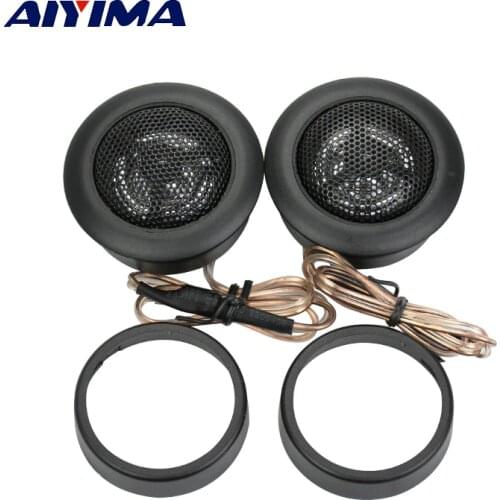 AIYIMA 2Pcs Mini Audio Portable Tweeter Speakers Professional Car Treble 4Ohm 120W Loudspeaker DIY For Home Theater Sound System