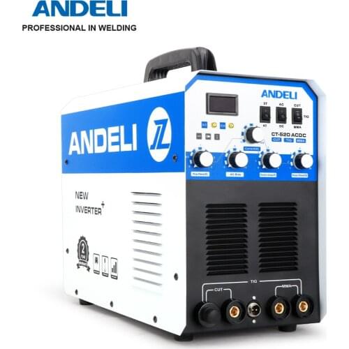 ANDELI Multi-Function AC DC TIG Welding equipment Machine TIG MMA ARC CUT 3 in 1 CUT Welding Machine TIG Welder