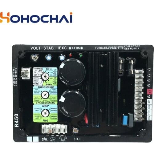 R450 AVR Automatic Voltage Regulator Integrated Circuit Leroy Somer Stabilizer 1000KW Alternator Generator Spare parts