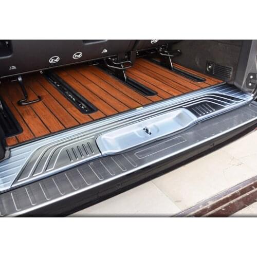 Car Accessories for Mercedes-Benz Vito W447 2014-2020 Stainless Steel Inner & Outer Rear Bumper Protector Guard Plate Trim 4pcs