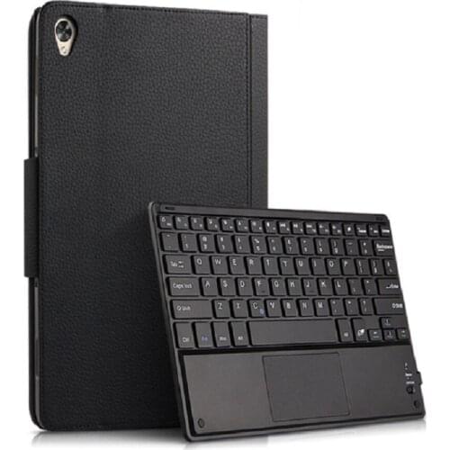 Wireless Bluetooth Keyboard PU Leather Cover for Huawei Mediapad M6 10.8 Inch 2019 Case Tablet Protective Shell Stand Coque+pen