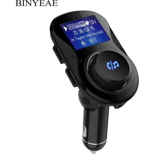 Bluetooth 4.1 FM Transmitter Wireless Radio Adapter Handsfree Car Kit support SD Card solt with IR 21-key remote control