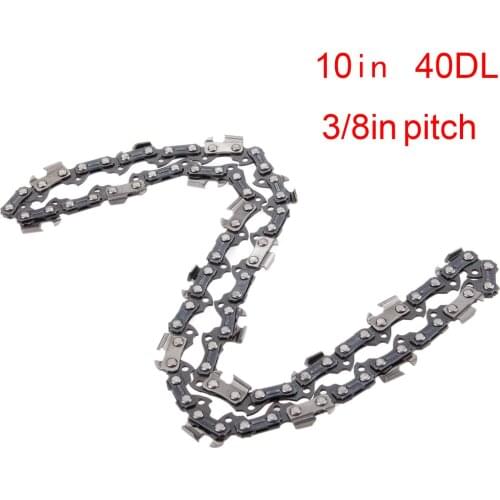 10" Metal Chainsaw 40 DL Drive Links Chain Saw Blade Sharp Blade Pitch Replacement Chainsaw Parts