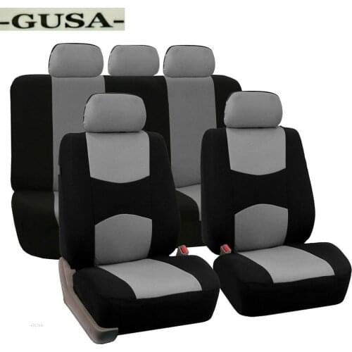 Car Seat Covers Flax National style Front Rear Seat Full Cover Interior Accessories Universal for Lada grand kia vaz fiat palio