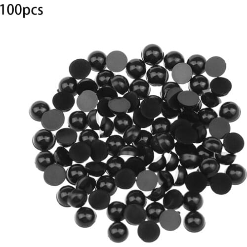 100pcs 3-12mm Black Safety Doll Eyes Sewing Beads For DIY Bear Stuffed Toys Scrapbooking Crafts Animals Puppets Making