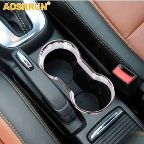 For Opel Mokka 2012 2013 2014 J13 Car Accessories ABS Special Water Cup cover interior trim
