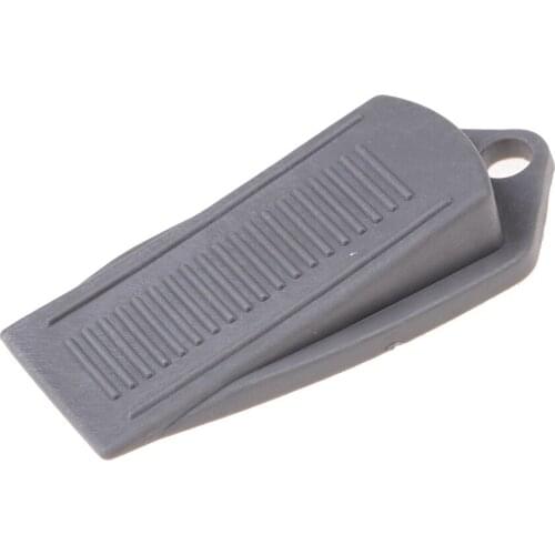 1Pc Door Wedge Shaped Rubber Door Stops Non-Slip Black Rubber Door Buffers Door Bottom Door Stopper For Baby Kids