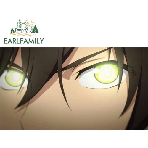 EARLFAMILY 13cm x 7.3cm For Charlotte Eyes Car Fine Decal Car Door Protector Stickers Waterproof Sunscreen Laptop Bumper Decor