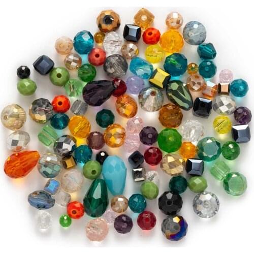 30 Gram Faceted Crystal Glass Beads Blind Box Jewelry Making Handmade Home Decor