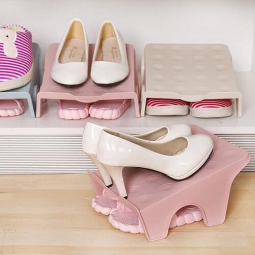 Hot Superimposed Built-In Shoe Rack, Simple Storage In The Shoe Cabinet, Layered Shoemaker New Product Small