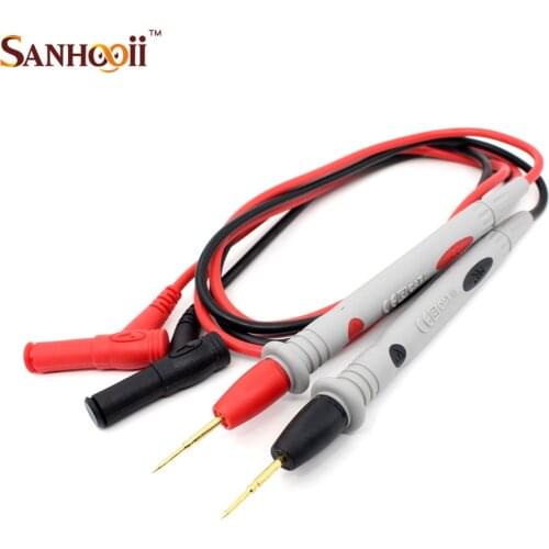 Needle Tip Probe SANHOOII Test Leads Pin Hot Universal Digital Multimeter Multi Meter Tester Lead Probe Wire Pen Cable 20A