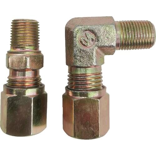 6mm/8mm/10mm Elbow fitting/pipe fittings forcentralized lubrication system/CNC machine centre