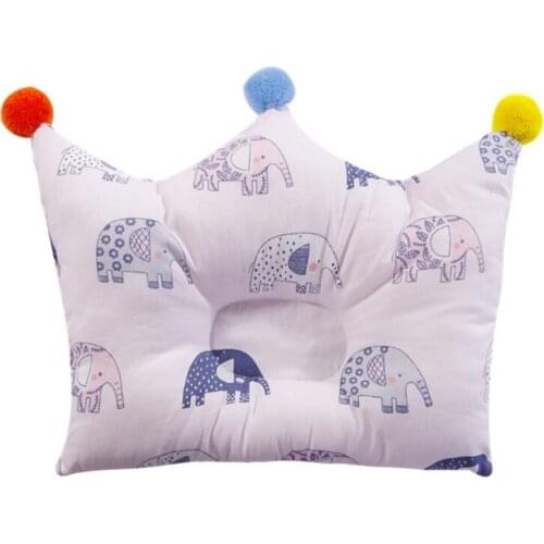 Cartoon Baby Head Shaping Pillow Prevent Flat Head Nursing Pillow Sleep Support Concave Head Positioning Cushion