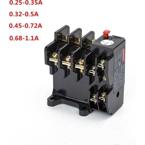 Thermal overload relay JR36-20 690V specification 0.35/0.5/0.72/1.1A high quality copper parts thermal overload protection relay
