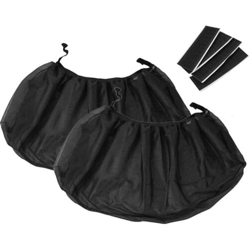 Car Window Sunshade -2 Pack Breathable Mesh Car Rear Side Window Shade Sunshade UV Protection for Baby Family Pet