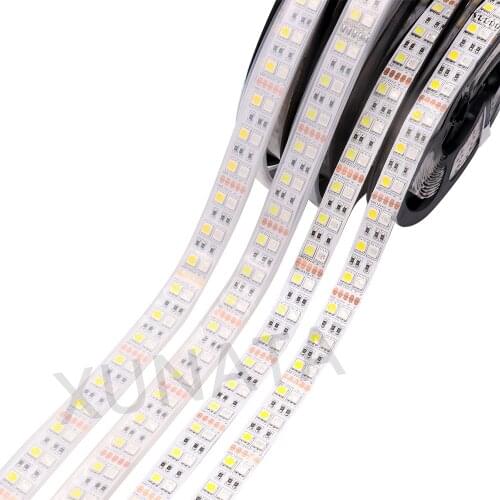 5050 LED Strip DC 12V 24V RGB RGBW RGBWW LED Light Lamp Waterproof Indoor Lighting 5m