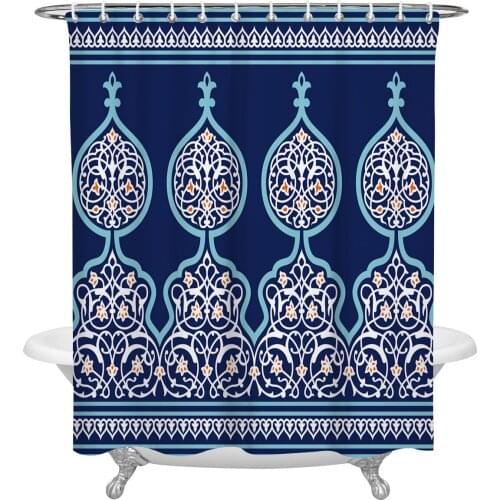 Waterproof Shower Curtains Pattern Texture Geometric Art Shower Curtain Frabic Polyester Bathroom decor Curtain