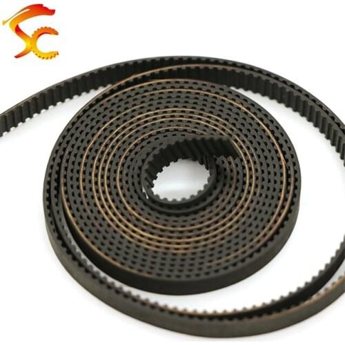 High Quality 4meters/lot MXL 6.35mm open timing belt width 6.35mm MXL 6.35mm rubber belt for 3D Printer Free shipping