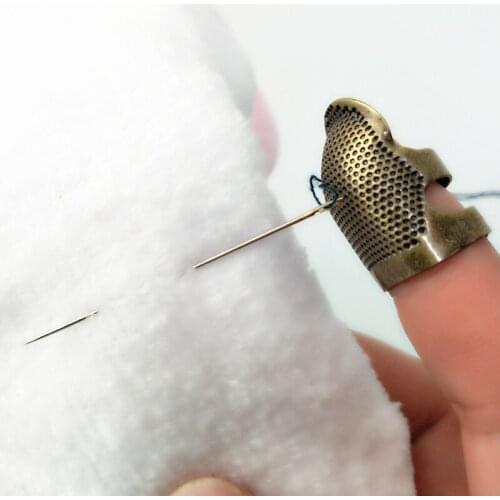 1Pcs Retro Finger Protector Antique Thimble Ring Handworking Needle Thimble Needles Sewing Supplies Sewing Accessories