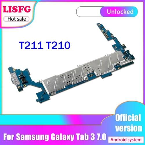 100% Working Circuit Board For Samsung Galaxy Tab 3 7.0 T211 T210 Motherboard Original For Samsung T211 T210 Logic Main board