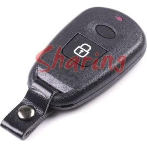 2 Buttons Remote Fob Shell Case For Hyundai Santafe Elantra With Battery Holder