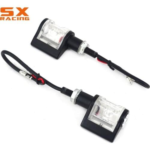 Motorcycle Universal 2PCS LED 8mm Turn Turning Light Tail Flowing Water Blinker Flasher Signals Lights For HONDA KTM Harley