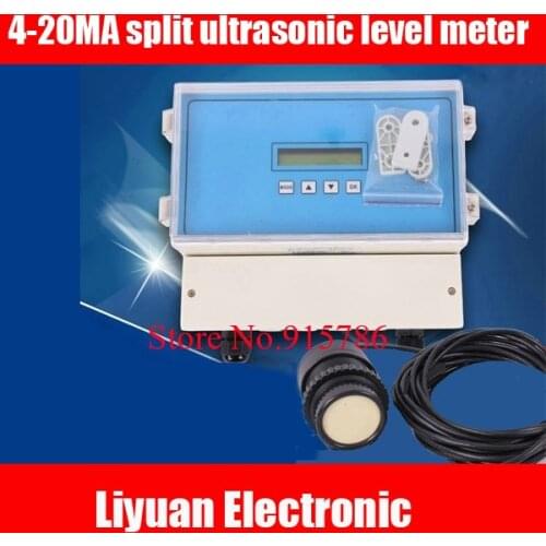 4-20MA split ultrasonic level meter / 0-5M ultrasonic level meter / DC24 ultrasonic water level gauge / liquid level sensor