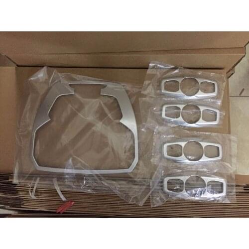 5 PCS Luxurious Matte ABS Chrome Car Interior Reading Map Light Lamp Cover Trims For Ford Kuga 2017 Car Styling Auto Accessories