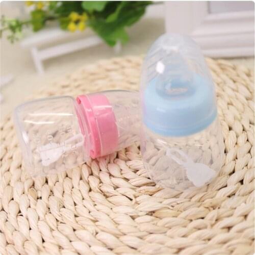 60ML Baby Mini Portable Feeding Bottle BPA Free Safe Infant Newborn Kids Nursing Care Feeder Fruit Juice Milk Water Bottle