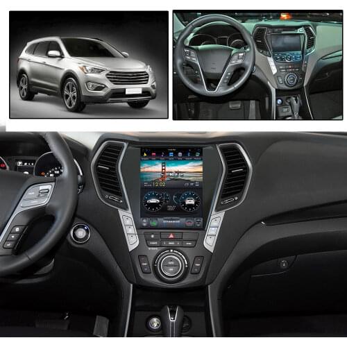 For Hyundai Santa Fe ix45 2013-2018 vertical screen Tesla style Android 9.0 Car Multimedia Player car GPS Radio stereo head unit