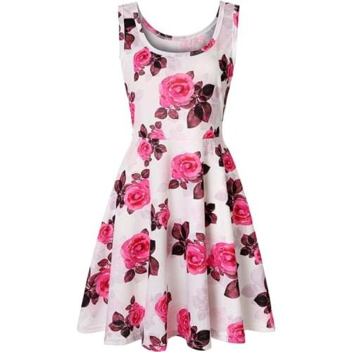 Easyopt Pink Summer Dresses