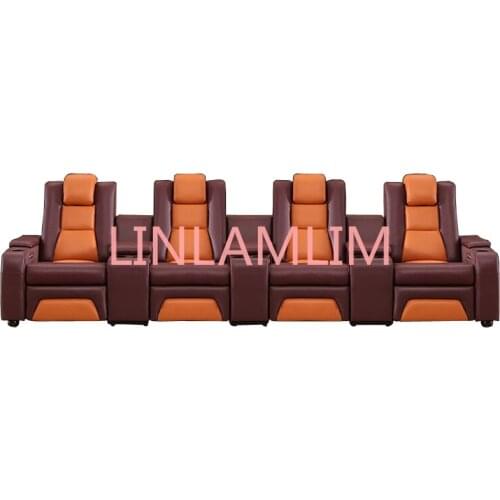 Electric recliner relax massage chair theater living room Sofa bed functional genuine leather couch Nordic modern диван мебель