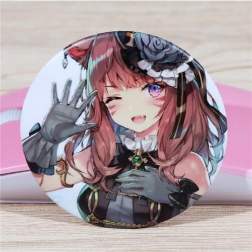 FFFPIN 5.8cm Brooch DIY Custom Breastpin Animal Girl Anime Game Badge Pin Big Coin Icon Cloth Backpack Hat Decor Cute Ornament