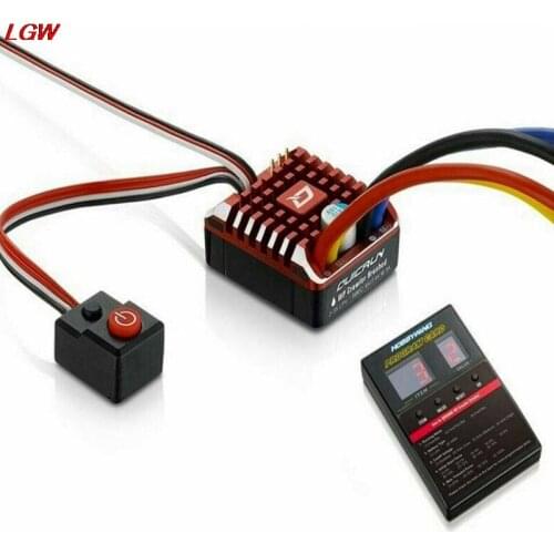 Hobbywing QuicRun 80A/60A Waterproof Brushed ESC W/ Program Card For RC Crawler