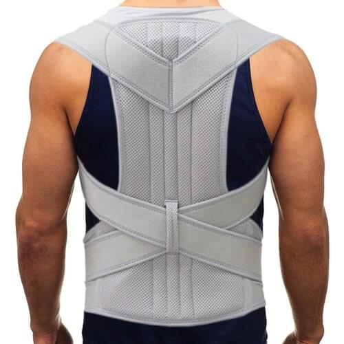 2021 Brace Support Back Shoulder Straightener Belt Corset Upper Back Pain Relief Posture Corrector Strap Cervical Spine Belt