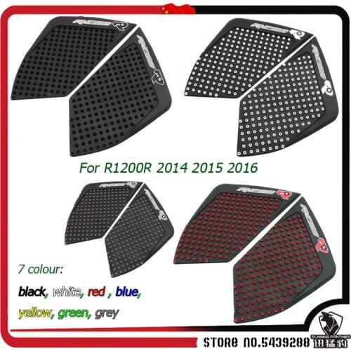 For BMW R1200R 2014 2015 2016 Motorcycle Tank Traction Pad Side Gas Knee Grip Protector Anti slip sticker