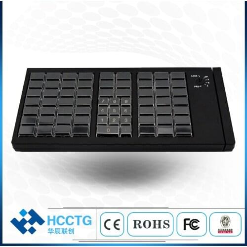 New POS Programmable Keyboard KB66M without MSR Magnetic Card Reader Mechanical Keyboard