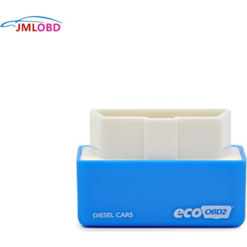 Newest EcoOBD2 Blue Car Chip Tuning Performance Box EcoOBD2 NitroOBD2 Plug and Driver OBD2 Interface
